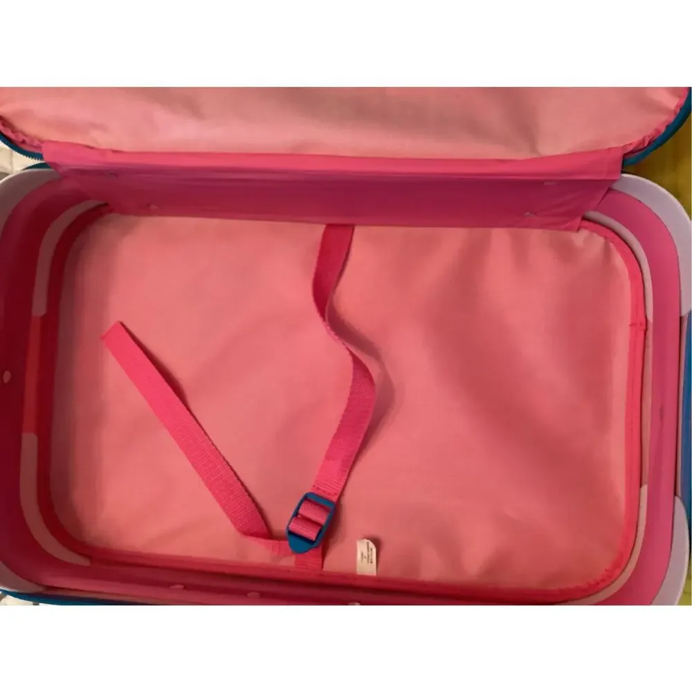 Vintage 1990s Disney's The Little Mermaid kids' soft-sided suitcase luggage bag